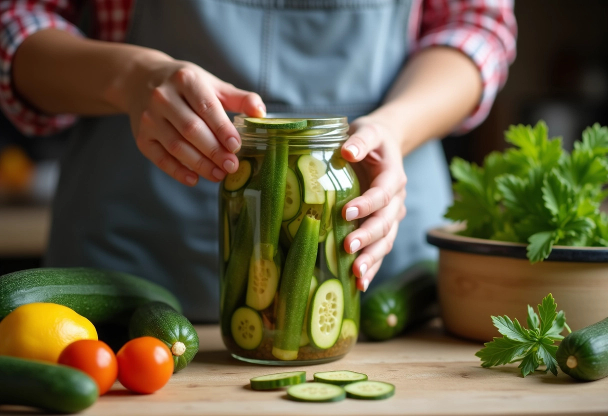 courgettes conserves